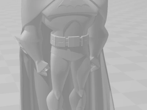 Bonecos 3d style manga anime dc heroes batman style caricato 3D Print Model