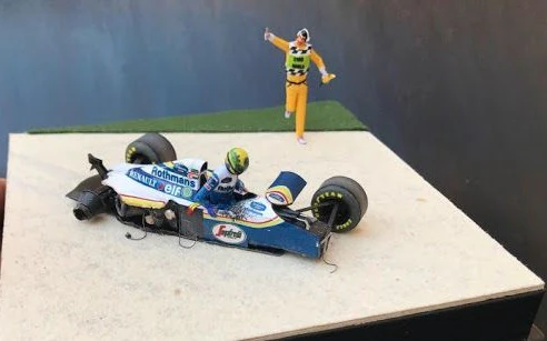 Bonecos 3d style manga anime car race f1 senna style caricato 3D Print Model .c4d .max .obj .3ds .fbx .stl .blend 