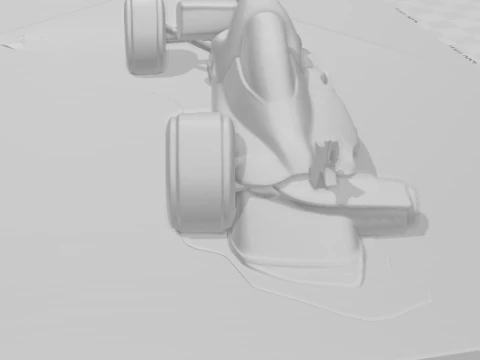 Bonecos 3d style manga anime car race f1 senna style caricato 3D Print Model