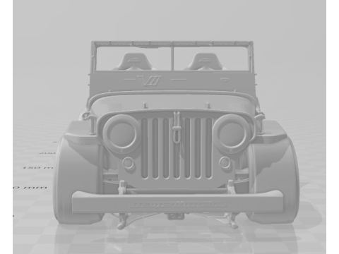 Bonecos 3D 스타일 만화 애니메이션 자동차 지프 튜닝 스타일 캐리카토 3D 프린트 모델