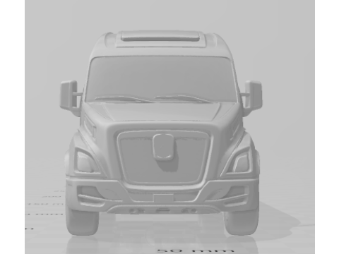 Bonecos 3D-Stil Manga Anime Auto LKW Wohnmobil Van Bus Stil Caricato 3D Druckmodell