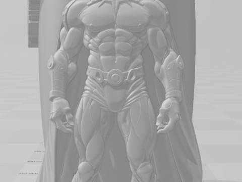 Bonecos 3d style manga anime pen holder black panther style caricato 3D Print Model