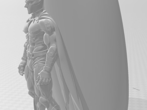 Bonecos 3d style manga anime pen holder black panther style caricato 3D Print Model