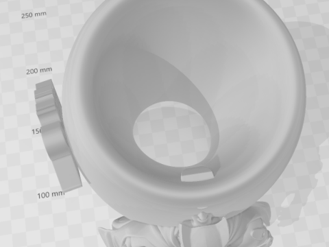 Bonecos 3d style manga anime pen holder black panther style caricato 3D Print Model