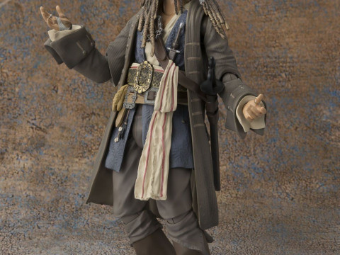 Bonecos gaya 3d manga anime jack sparrow bajak laut karicato gaya Karibia Model Cetak 3D