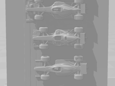 Bonecos 3d стиль манга аниме автогонки f1 стиль Макларена карикато 3D Принт Модель