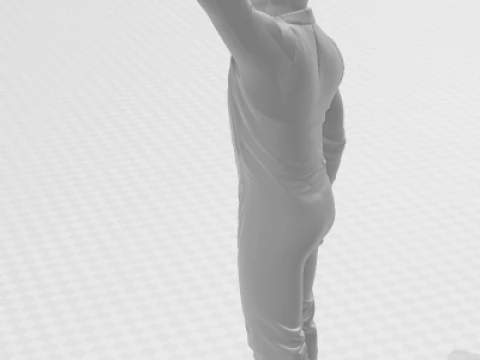 Bonecos 3d style manga anime car race f1 driver daniel riccardo style caricato 3D Print Model
