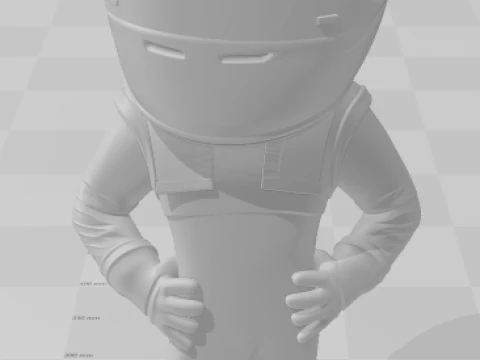 Bonecos 3d style manga anime car race f1 driver lewis hamilton style caricato 3D Print Model