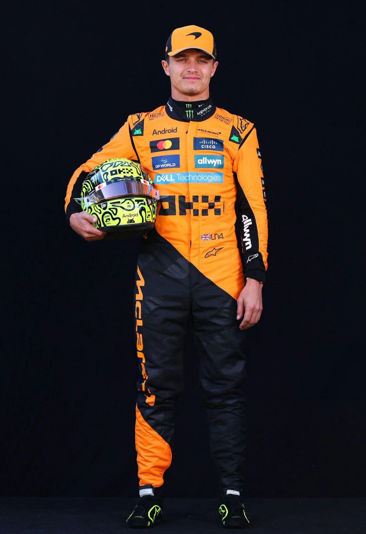 Bonecos 3d style manga anime car race f1 driver lando norris style caricato 3D Print Model .c4d .max .obj .3ds .fbx .stl .blend 