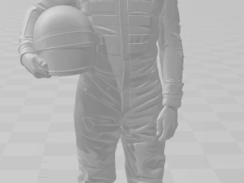 Bonecos 3d style manga anime car race f1 driver lando norris style caricato 3D Print Model