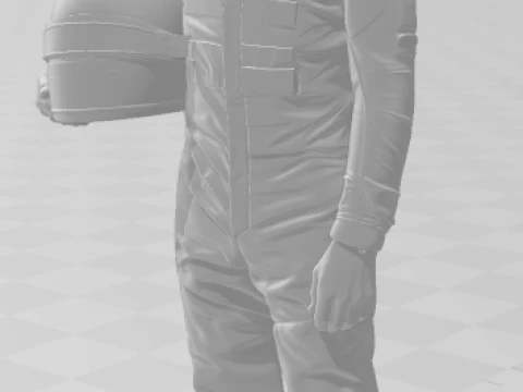 Bonecos 3d style manga anime car race f1 driver lando norris style caricato 3D Print Model