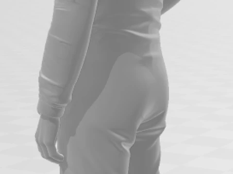 Bonecos 3d style manga anime car race f1 driver lando norris style caricato 3D Print Model