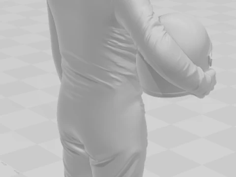 Bonecos 3d style manga anime car race f1 driver lando norris style caricato 3D Print Model