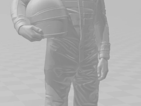 Bonecos 3d style manga anime car race f1 driver lando norris style caricato 3D Print Model