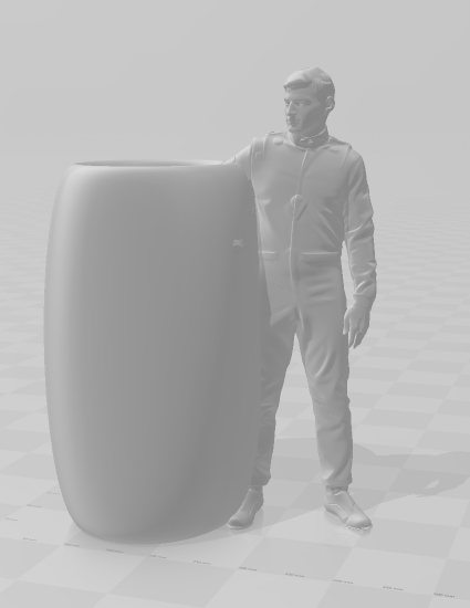 Bonecos 3d style manga anime car race f1 driver max pen holder style caricato 3D Print Model .c4d .max .obj .3ds .fbx .stl .blend 