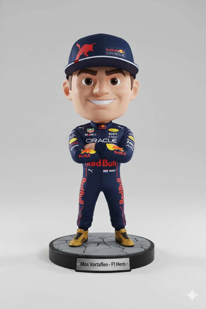 Bonecos 3d style manga anime car race f1 driver style caricato 3D Print Model .c4d .max .obj .3ds .fbx .stl .blend 
