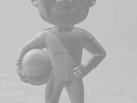 Bonecos 3d style manga anime car race f1 driver style caricato 3D Print Model