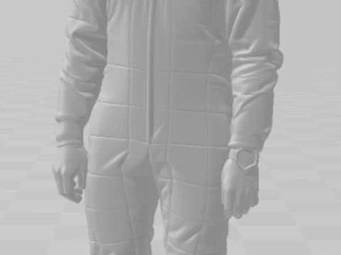 Bonecos 3d style manga anime car race f1 driver style caricato 3D Print Model