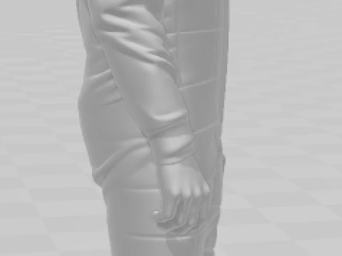 Bonecos 3d style manga anime car race f1 driver style caricato 3D Print Model