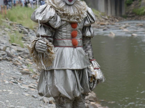 Bonecos 3d style manga anime it palhaco pennywise style caricato 3D Print Model