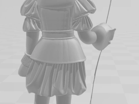 Bonecos 3d style manga anime it palhaco pennywise style caricato 3D Print Model