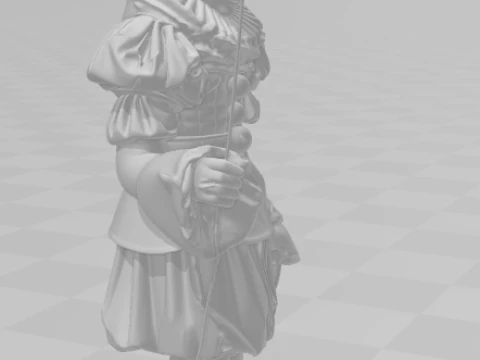Bonecos 3d style manga anime it palhaco pennywise style caricato 3D Print Model