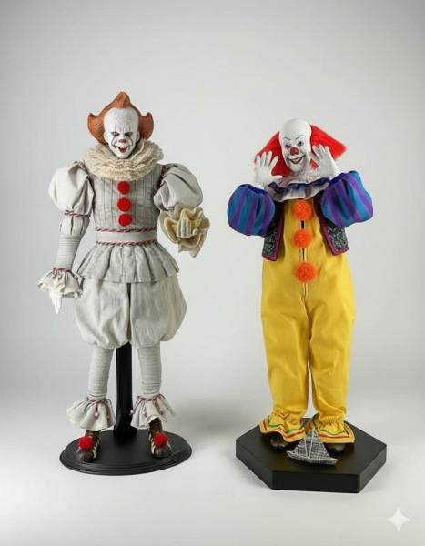 Bonecos 3d style manga anime it palhaco pennywise style caricato 3D Print Model .c4d .max .obj .3ds .fbx .stl .blend