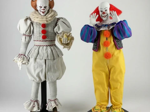 Bonecos 3d style manga anime it palhaco pennywise style caricato 3D Print Model