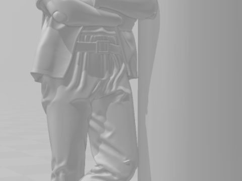 Bonecos 3d style manga anime jin carrey ace ventura style caricato 3D Print Model