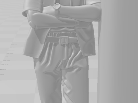 Bonecos 3d style manga anime jin carrey ace ventura style caricato 3D Print Model