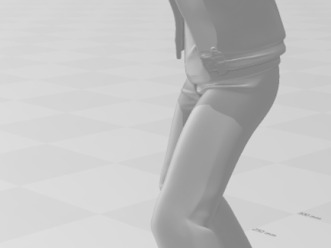 Bonecos 3d style manga anime eddy murphy axel fol cop beverly style caricato 3D Print Model