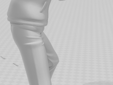 Bonecos 3d style manga anime eddy murphy axel fol cop beverly style caricato 3D Print Model