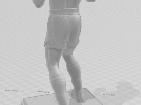 Bonecos estilo 3d mangá anime sylvestre rocky balboa estilo caricato Modelo de Impressão 3D