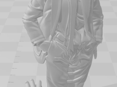 Bonecos 3d style manga anime MR bean style caricato 3D Print Model