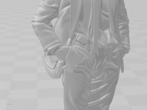 Bonecos 3d style manga anime MR bean style caricato 3D Print Model