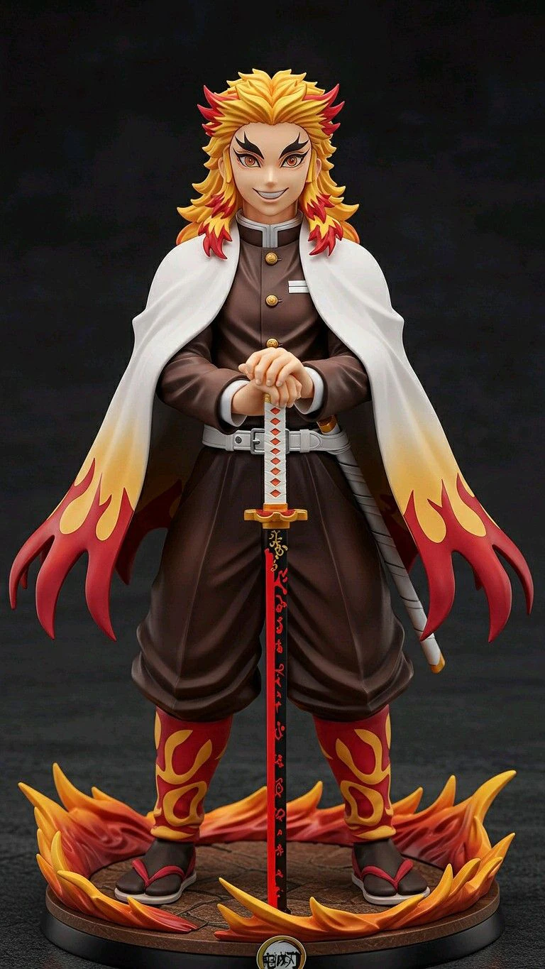Bonecos 3d style manga anime demon slayer pen holder style caricato 3D Print Model .c4d .max .obj .3ds .fbx .stl .blend