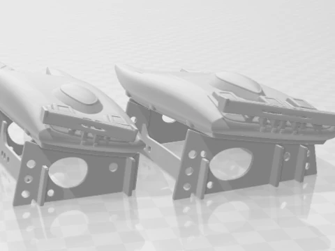 Bonecos 3d style manga anime car race bike moto plane boat style caricato 3D Print Model