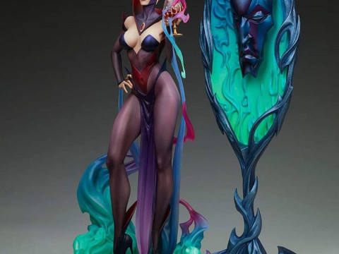 Bonecos estilo 3d mangá anime rainha disney rainha ma estilo caricato Modelo de Impressão 3D