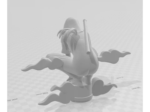 Bonecos 3d style manga anime naruto hitachi style caricato 3D Print Model