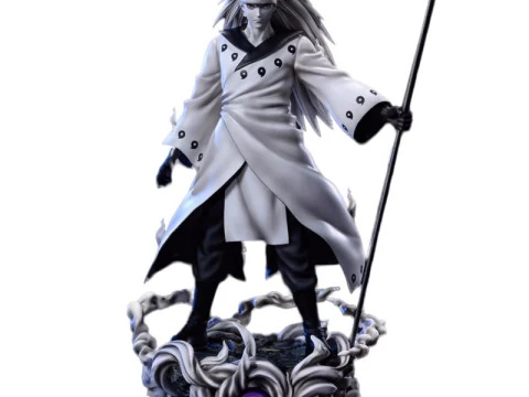 Bonecos 3D-Stil Manga Anime Naruto Madara Stil Caricato 3D Druckmodell