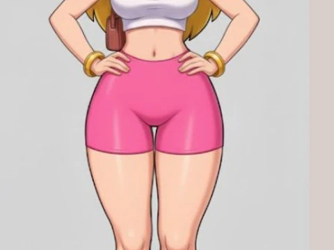 Bonecos 3d style manga anime princess peach mario nintendo style caricato 3D Print Model