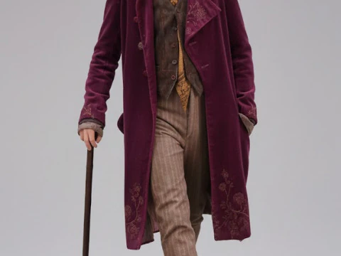 Bonecos 3D-Stil Manga Anime Wonka fantastisches Caricato im Schokoladenfabrik-Stil 3D Druckmodell