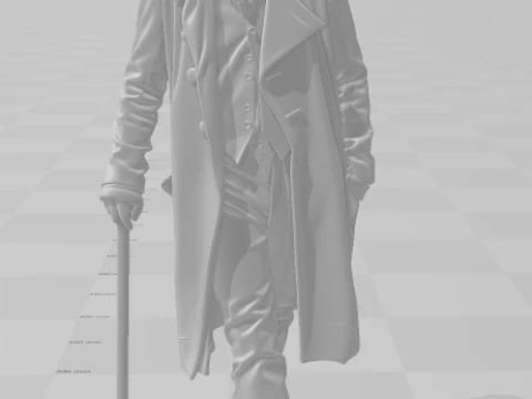 Bonecos 3d style manga anime wonka fantastic chocolat factory style caricato 3D Print Model