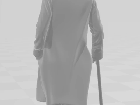 Bonecos 3d style manga anime wonka fantastic chocolat factory style caricato 3D Print Model