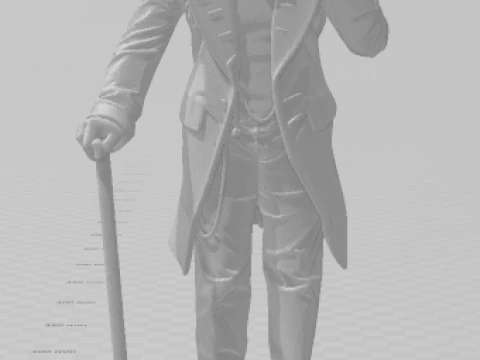 Bonecos 3d style manga anime wonka fantastic chocolat factory style caricato 3D Print Model