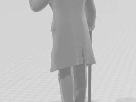 Bonecos 3d style manga anime wonka fantastic chocolat factory style caricato 3D Print Model