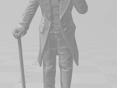 Bonecos 3d style manga anime wonka fantastic chocolat factory style caricato 3D Print Model