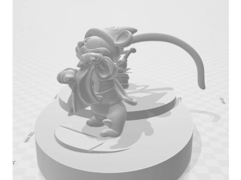 Bonecos 3d style manga anime disney mickey mouse style caricato 3D Print Model