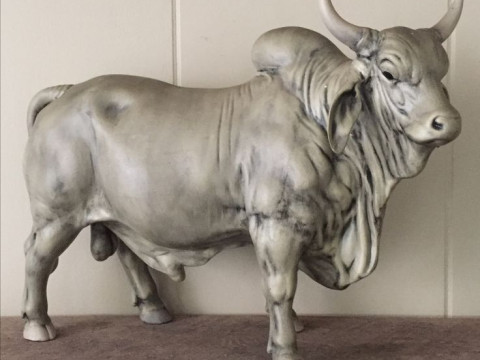 Bonecos estilo 3d mangá anime boi vaca gado ovelha estilo caricato Modelo de Impressão 3D