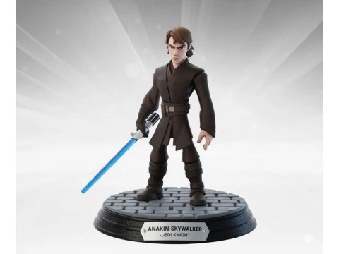 Bonecos 3D-Stil Manga Anime Starwar Anakin-Stil Caricato 3D Druckmodell